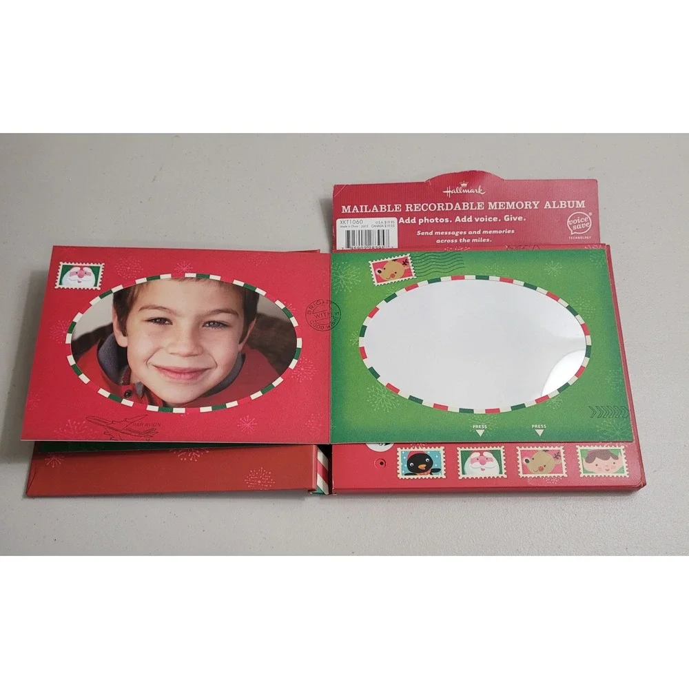 Hallmark Christmas Across the Miles Recordable Memory Album Photo Book NEW